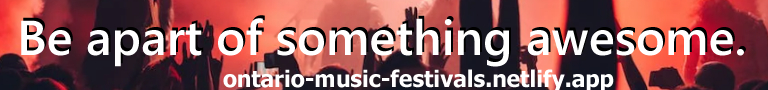 banner advertising ontario music festivals